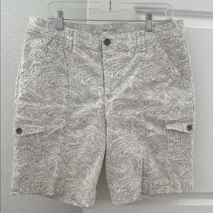 Chico’s Paisley Print Shorts
